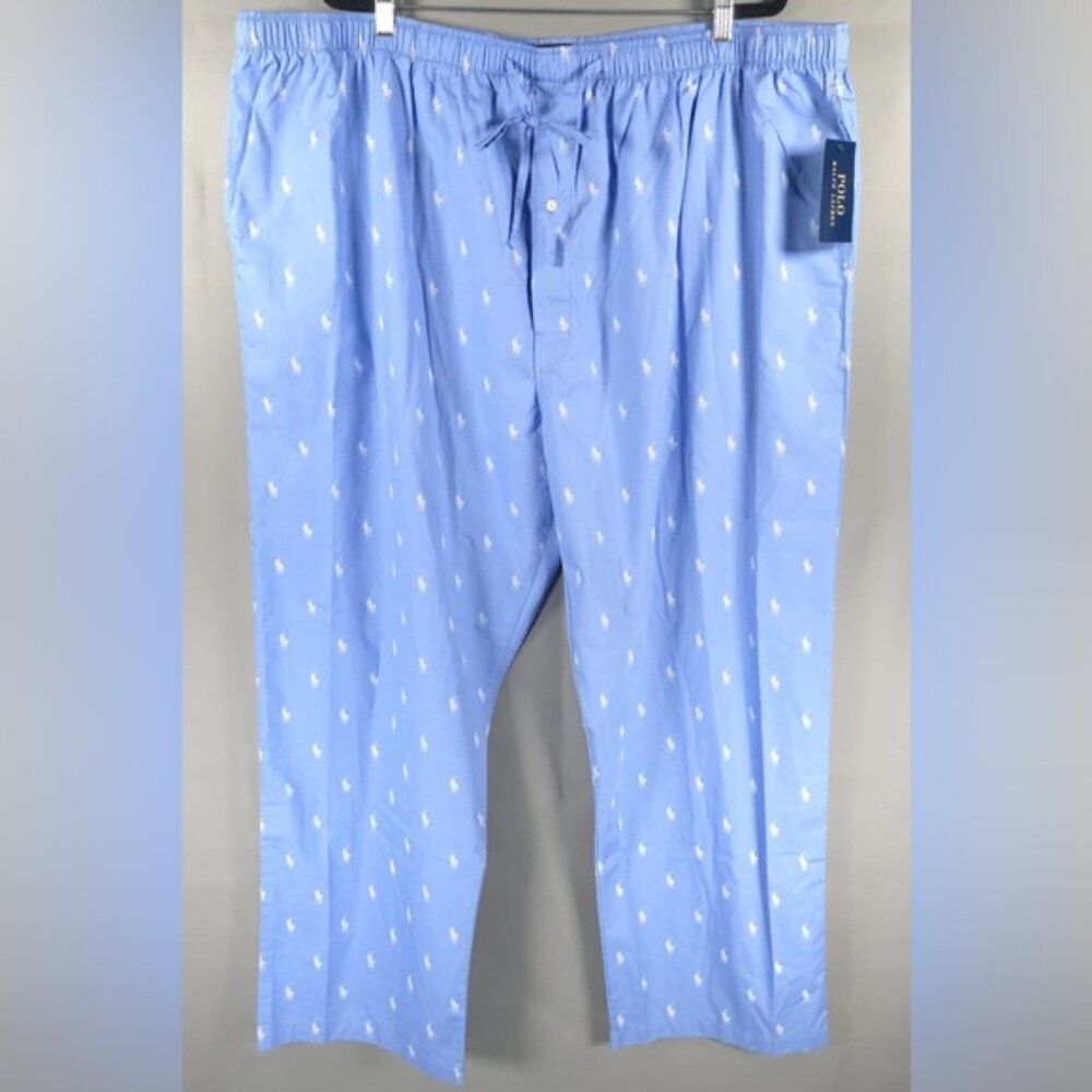 NWT POLO RALPH LAUREN SIGNATURE PONY Sleepwear PANTS BIG AND TALL 3XL - Picture 2 of 7